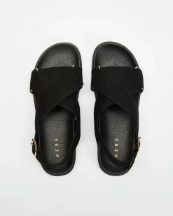 AERE Linen Crossover Footbed Sandals -Abrand Shop http3A2F2Fstatic.theiconic.com .au2Fp2Faere 4076 9543211 6