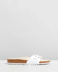 Birkenstock Womens Madrid Birko-Flor Regular Slides