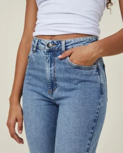 COTTON ON Stretch Mom Jeans -Abrand Shop http3A2F2Fstatic.theiconic.com .au2Fp2Fcotton on 2152 6628871 3