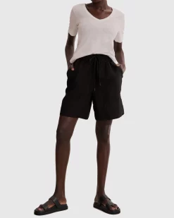 Country Road Organically Grown Linen Palazzo Short