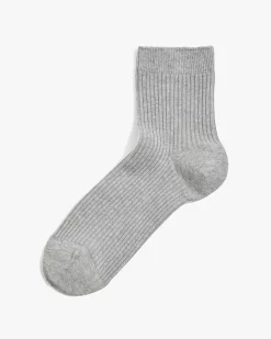 Country Road Ribbed Quarter Crew Sock