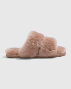 Country Road Australian Made Shearling Double Slide