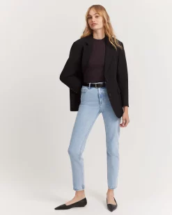 Country Road Australian Cotton High Waist Straight Leg Jean