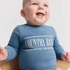 Country Road Unisex Organically Grown Cotton Heritage Long Sleeve Bodysuit
