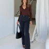 Dazie Autumn Wide Leg Jeans