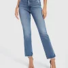 GOOD AMERICAN Good Curve Straight Jeans