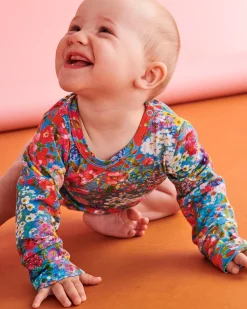 Kip & Co Forever Floral Organic Long Sleeve Romper - Babies -Abrand Shop http3A2F2Fstatic.theiconic.com .au2Fp2Fkip co 1237 7131161 3