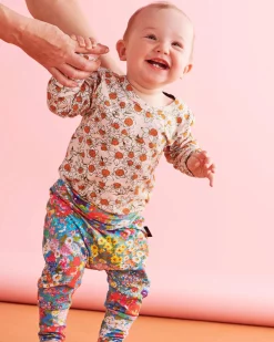 Kip & Co Jonquils Organic Long Sleeve Romper - Babies