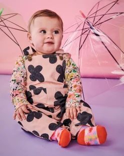 Kip & Co Flowerhead Baby Corduroy Overalls - Babies