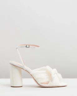 Loeffler Randall Camellia Knot Mules With Ankle Strap