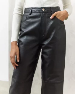 Minima Esenciales Davis Cropped Leather Pants -Abrand Shop http3A2F2Fstatic.theiconic.com .au2Fp2Fminima esenciales 5567 6389521 4