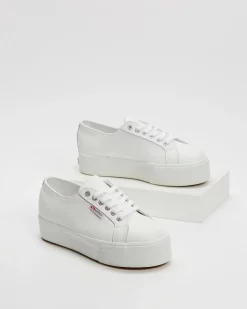 Superga 2790 Tumbled Leather Sneakers
